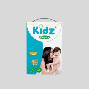 Kidz Diaper Belt Large size (9-13 kg) 58 pcs