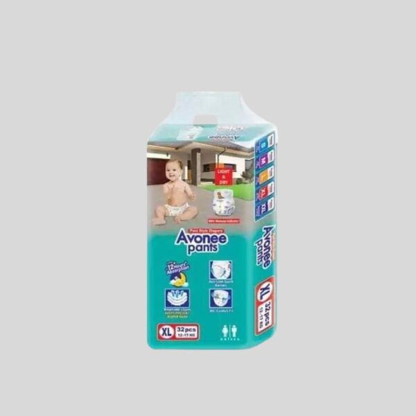 Avonee Pants Baby Diaper XL (12-17 Kg) 32 Pcs
