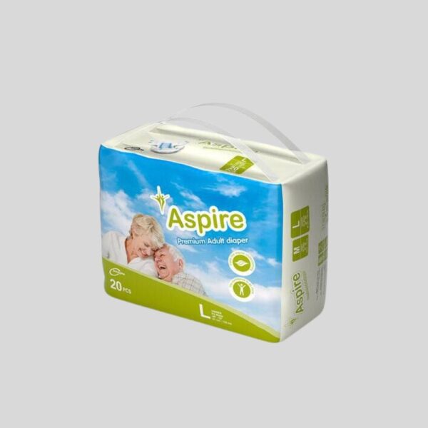 Aspire Adult Diaper Belt L Size 20 Pcs Pack