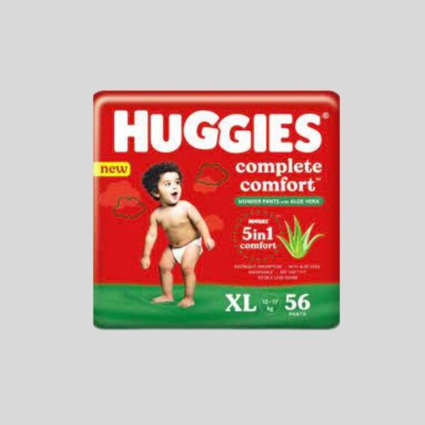 Huggies Wonder Pants XL Size 56 Pcs (12-17 Kg) Complete Comfort