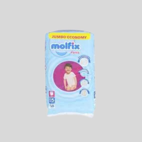 Molfix Pant Diaper Jumbo Maxi (12-17Kg) 58 Pcs Pack