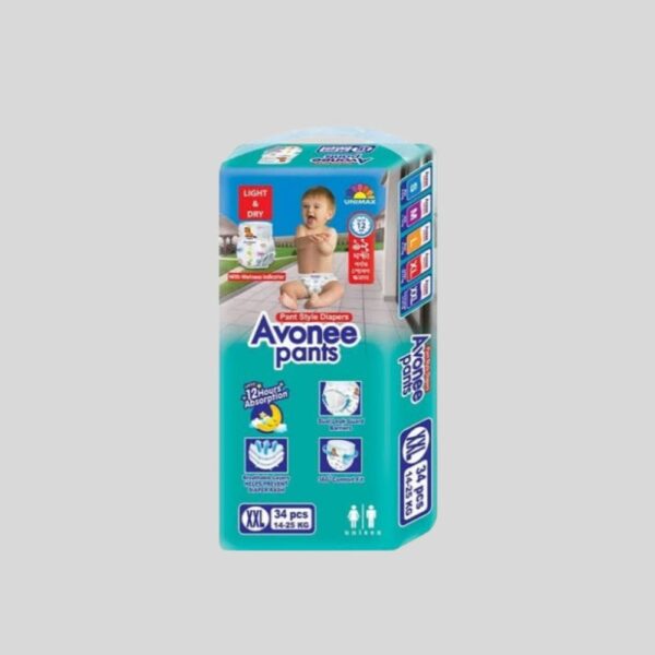 Avonee Pants Baby Diaper XXL (14-25Kg) 34 Pcs
