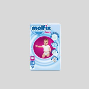 Molfix Pant Diaper Jumbo 4 Maxi (9-14 Kg) 58 Pcs Pack