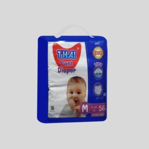 Thai Pants Baby Diaper Medium (7-12 kg) 56 Pcs Pack