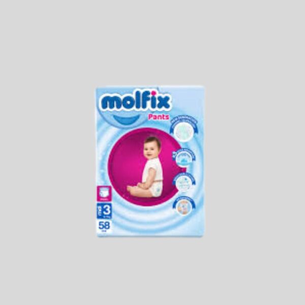 Molfix Baby Diaper Pants 3 Midi (6-11 Kg) 60 Pcs Pack