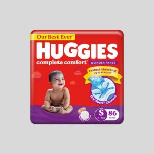 Huggies Wonder Pants Small 86 Pcs (4-8 Kg) Complete Comfort