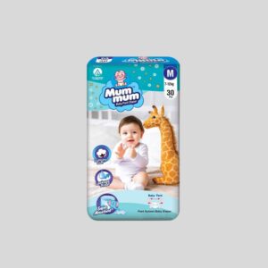 Mum Mum Baby Pant M Size 7-12 Kg 30 Pcs Pack
