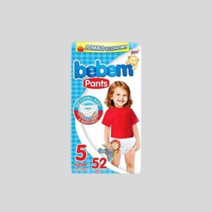 Bebem Jumbo Pack PantS 5 Junior (12-17)Kg 52 Pcs Pack