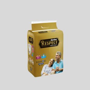 Respect Adult Diaper L size 8 Pcs Pack