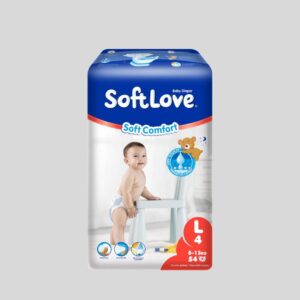 Softlove Soft Comfort Baby Diaper Large 54 Pcs