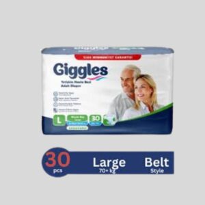 Giggles Adult Diaper Belt Large 30 Pcs Pack