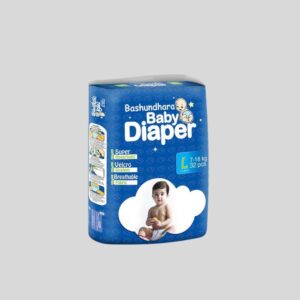 Bashundhara Baby Diaper Belt L (7-18) kg 32 Pcs Pack