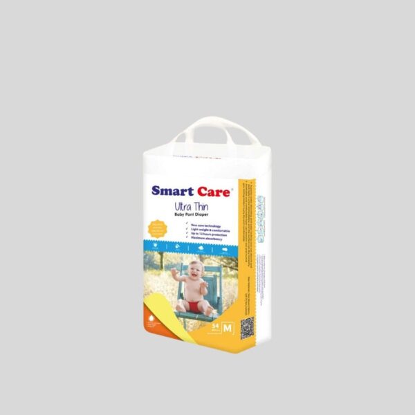 Smartcare Ultra Thin Baby Pant Diaper M size 54 Pcs Pack