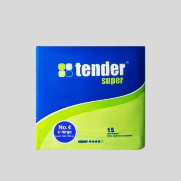 Tender Adult Diaper XL Size 15 Pcs