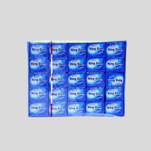 King Gum Mint Flavor Chewing Gum 50 Pcs Box