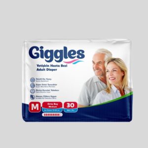 Giggles Adult Diaper Belt Medium 30 Pcs Pack