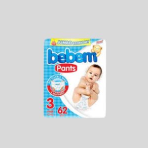 Bebem Jumbo Pack Pants 3 Midi (6-11)Kg 62 Pcs Pack