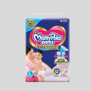 MamyPoko Pant Diaper Large (9-14kg) 50 Pcs Pack