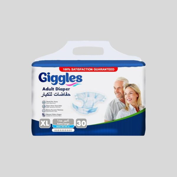 Giggles Adult Diaper Belt Extra Large 30 Pcs Pack
