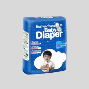 Bashundhara Baby Diaper Belt XL (11-25) kg 32 Pcs Pack