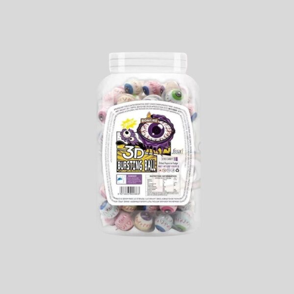 Bonfire  3D Bursting Eye Fruit Punch Candy 240gm