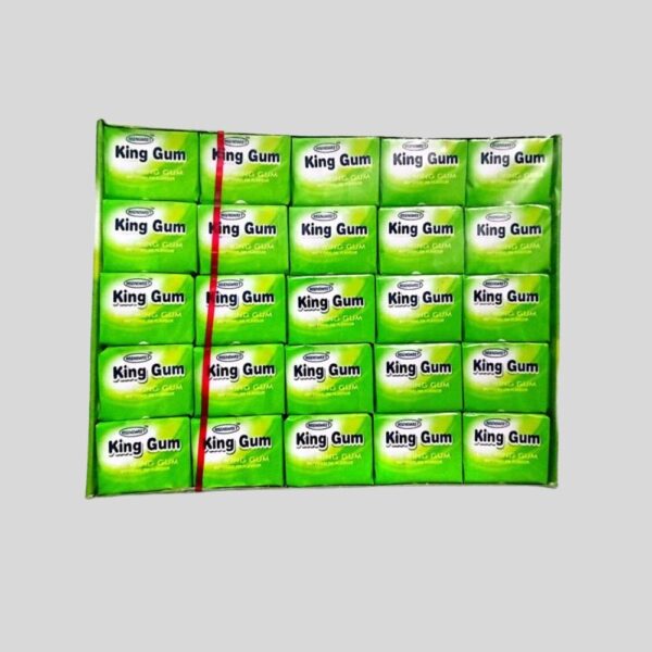King Gum Watermelon Flavor Chewing Gum 50 Pcs Box