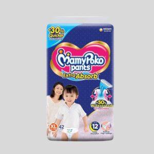 MamyPoko Extra Large Pant Diaper (12 - 17 kg) 42 Pcs Pack