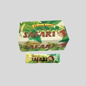 Gandour SAFARI Caramel Crunch 10g 30 Pcs Chocolate Indian