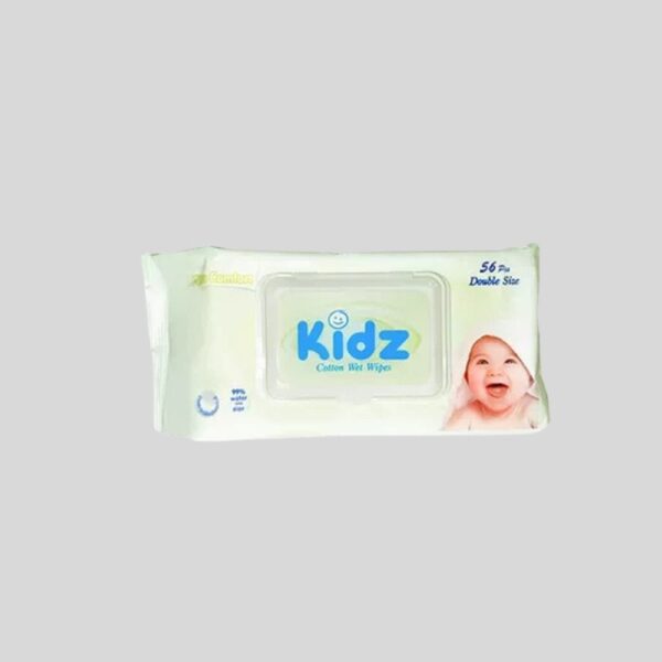 Kidz Cotton Wet Wipes 56 pcs