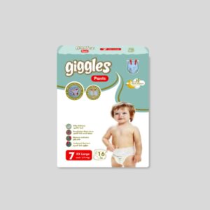 Giggles Baby Pant 7 XXXL 17+ Kg 16 Pcs Pack