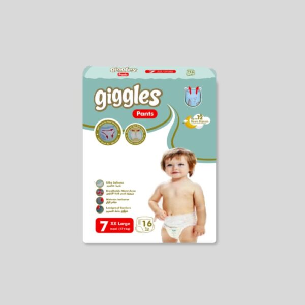 Giggles Baby Pant 7 XXXL 17+ Kg 16 Pcs Pack