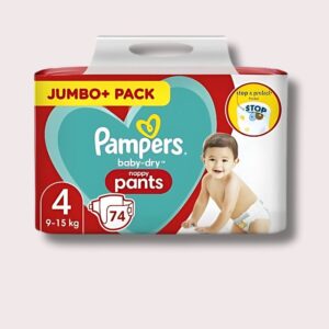 Pampers Baby Size 4 Pant 9-15 kg 74 Pcs UK Origin