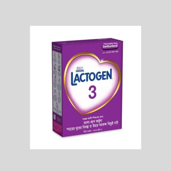 Lactogen 3 Follow Up Formula Baby Milk Powder 350g (12-24)Month