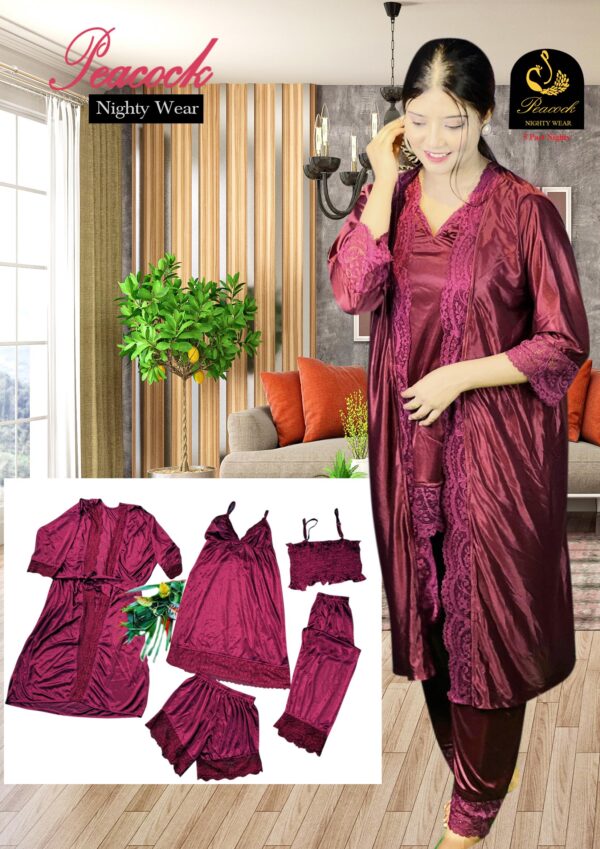 5 Part Premium Nighty Wear - Image 4